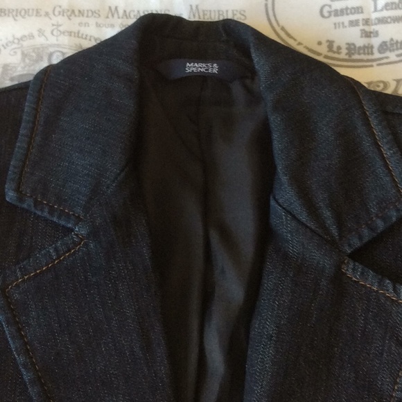 Marks & Spencer Denim Jacket Size 4 - Picture 2 of 8